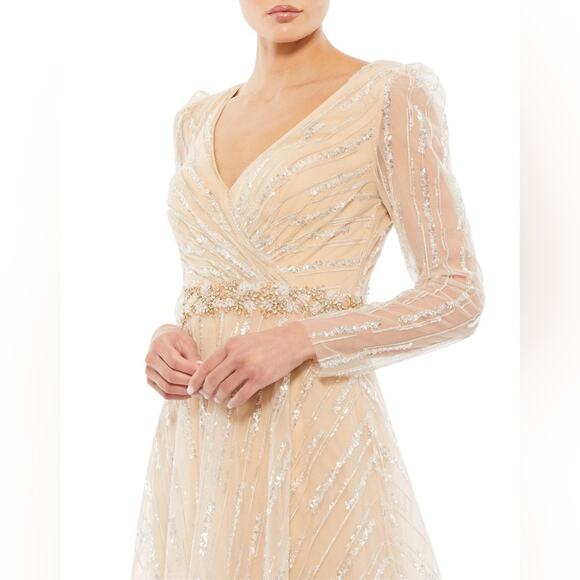 Mac Duggal Sequin Embellished Gown 67859 - Picture 3 of 7